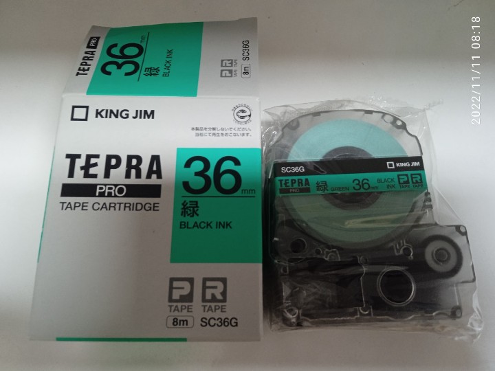 Nhãn in Tepra SC36G Băng mực in nhãn Tepra SC36G