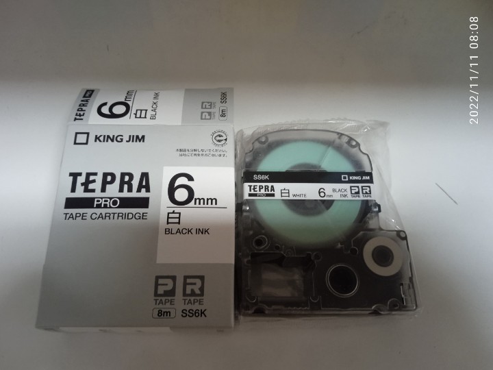 nhãn in tepra SS6K Băng mực in nhãn Tepra SS6K